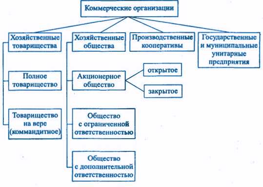виды организаций коммерческие и некоммерческие организации виды организаций коммерческие и некоммерческие организации